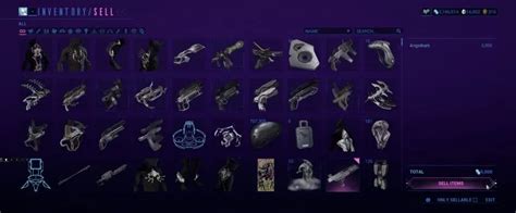 how to sell weapons warframe|How to Sell Items From Your Inventory in Warframe .